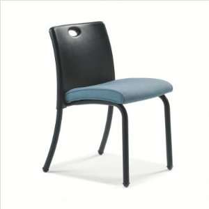  Sweeper Armless Guest Chair Fabric Color: Buzz2   Black 