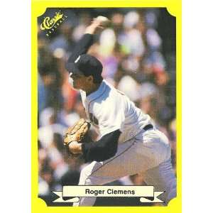  1987 Classic Update Yellow 114 Roger Clemens (In Cover 