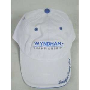 Wyndham Championship Golf Hat White Sedgefield ADG NEW