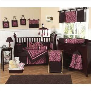  Bundle 89 Pink and Brown Bella Crib Bedding Collection (3 