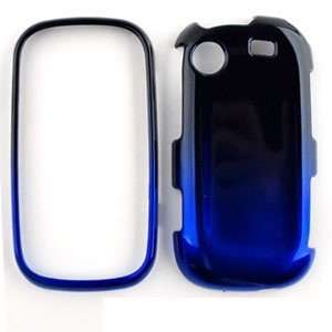  TWO TONE BLUE/BLACK SNAP ON CELL PHONE CASE FACEPLATE 