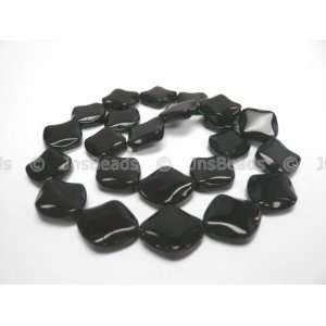 16x18mm Beads 16, Black Obsidian Arts, Crafts & Sewing