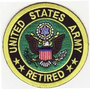  US ARMY RETIRED Military VET Veteran Biker Vest Patch 