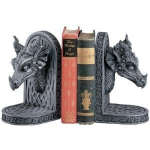 Xoticbrands Decorative Castle Dragon Bookends:  Home 