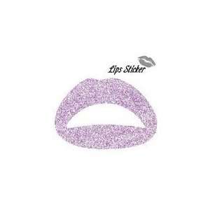  Temporary Lip Tattoo  Purple Glitter Beauty