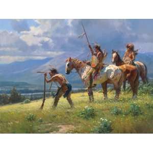  Martin Grelle   Dust in the Distance Artists Proof Canvas 