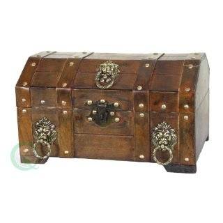 Pirate Treasure Chest with Lion Rings