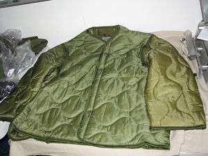 M65 coat liner jacket cold weather size LARGE military  
