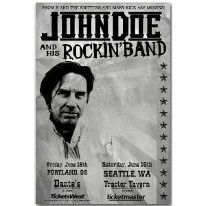  John Doe Poster   Concert Flyer