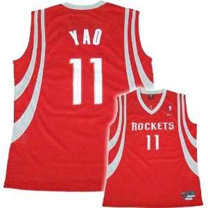 Nike Houston Rockets #11 Yao Ming Red Swingman Jersey  