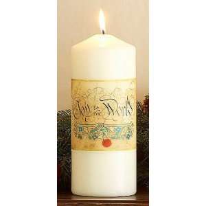  Celtic Christmas Candle   Joy to the World