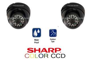 4CH CCTV Home Security DVR Outdoor 2 Camera System 1TB  