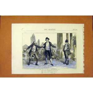  Epilogue Westminster Play Theatre Old Print 1872