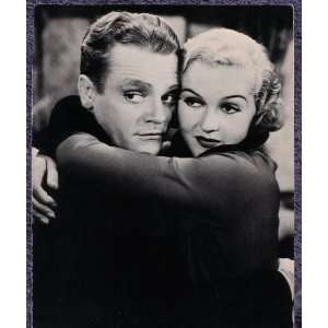   Original Photocard of James Cagney and Joyce Compton 