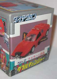 Takara Diaclone Transformers No. 2 Ferrari BB Overdrive MINT Unused 