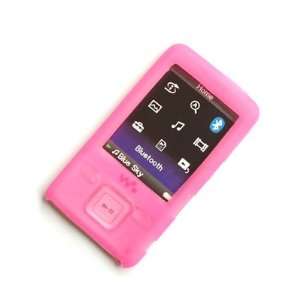  Silicone Case for Sony NWZ A828   Pink  Players 