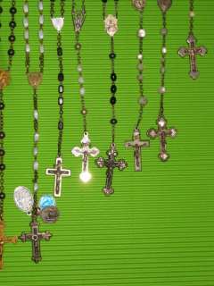     Gebetskette   Rosary 17 x   Pilgermedaillen   Hl.Rock   1x Relic