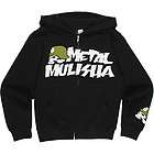 00  calculate metal mulisha black militant fleece zip hoodie 