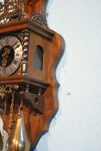 Antique Dutch Zaandam Zaanse Wall Clock     
