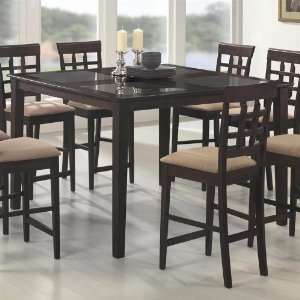  Mix & Match Counter Height Cappuccino Dining Table