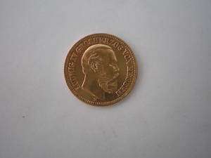 10 Mark Gold Hessen Ludwig IV. 1880 A selten (812)  