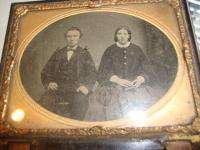   Size Union Case Antique Daguerreotype/Ambrotype Married Couple  