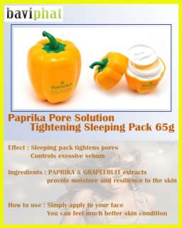 Baviphat Paprika Pore Solution Tightening Pack 65g  