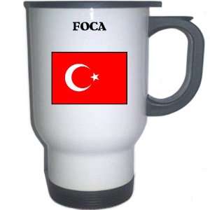 Turkey   FOCA White Stainless Steel Mug
