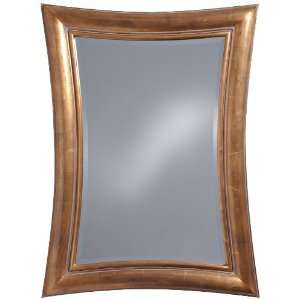  Concave Frame Burnished Gold 45 High Wall Mirror