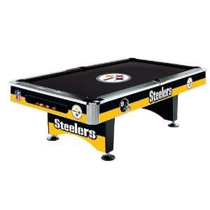  Pittsburgh Steelers Team Logo 8 Foot Pool Table WITH Logo 