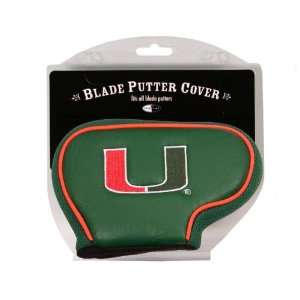    Miami Hurricanes Blade Putter Cover Headcover: Sports & Outdoors