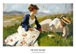 MARC Franz~Zwei Frauen am Berg, 1906~47x65cm  