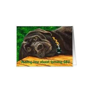  Funny Birthday ~ 68 Years Old ~ Labrador Dog Card: Toys 