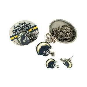 4 in 1 NFL Trinket Box   San Diego Chargers: Sports 