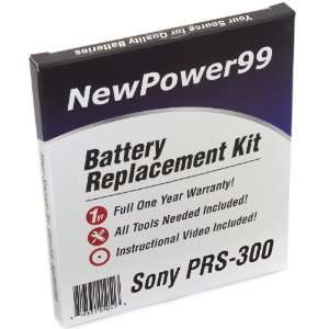  Battery Replacement Kit for Sony PRS 300 with Installation 