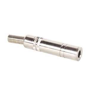  1/4 Stereo Jack with Strain Relief, Silver  CA036 