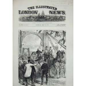 1879 Thames Bridge Prince Wales Metropolitan Board Work:  