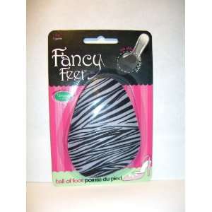 Fancy Feet Ball of Foot Cushions, 1 Pair, Zebra