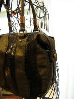   handbag SATCHEL pocketbook HOBO BLACK 182862 WAVE PATCHWORK NEW  