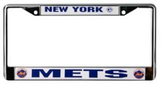 New York METS Chrome License Plate Frame MLB NY NEW  