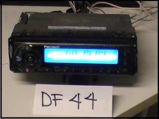 cd player model number panasonic df 44 listing includes head unit 