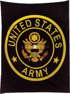 Military Insignia Fleece Blankets (50 X 60)  