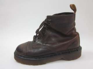 AIRWAIR DR. MARTENS Brown Leather Lace Ankle Boots Sz 5  