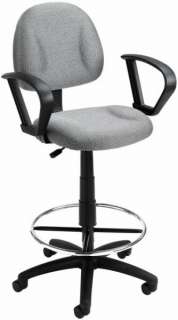 BRAND NEW Drafting Stool   Height Adjustable with Arms and Foot Ring