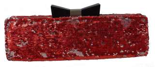   Sequined Evening Clutch/Handbag/Purse w/ Bow Clasp   asst colors