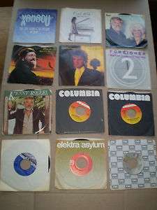 45 RPM vintage lot 27 Pink Floyd, Foreigner, Journey MORE  