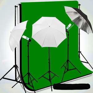 Photographic JS Photo Lighting Light Muslin Backdrop Stand Studio Kits 