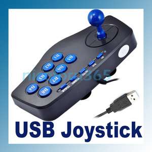 USB Joystick Joypad Gamepad Controller for PC Laptop Black High 