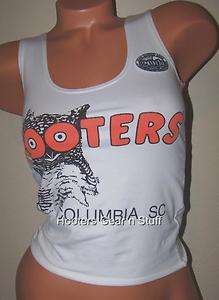 HOOTERS TANK 100% AUTHENTIC TANK WORN BY A REAL SEXY HOOTERS GIRL 