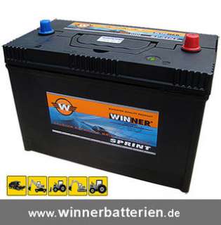 LKW Batterie 120Ah Starterbatterie Schlepper Trecker Traktor in Baden 